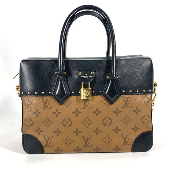 LOUIS VUITTON M43595 Monogram reverse City Malle Chain Hand Bag - Picture 1 of 15